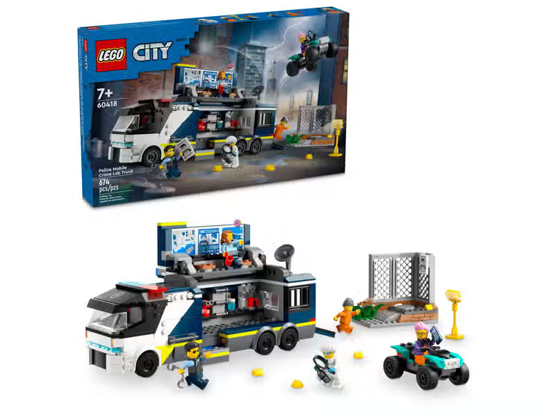 LEGO City Laboratoire criminel mobile de la police (60418)